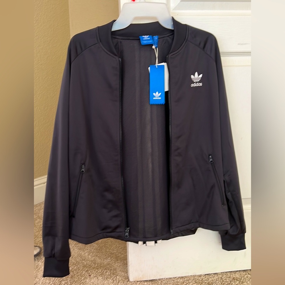 Small Dark Gray Women’s Adidas Jacket